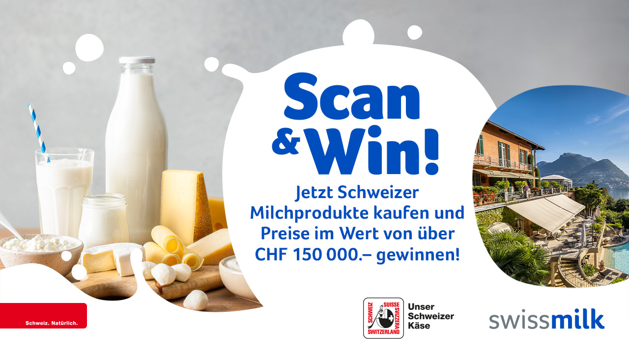 milchwochen.swissmilk.ch Wettbewerb: SCAN & WIN von Swissmilk
